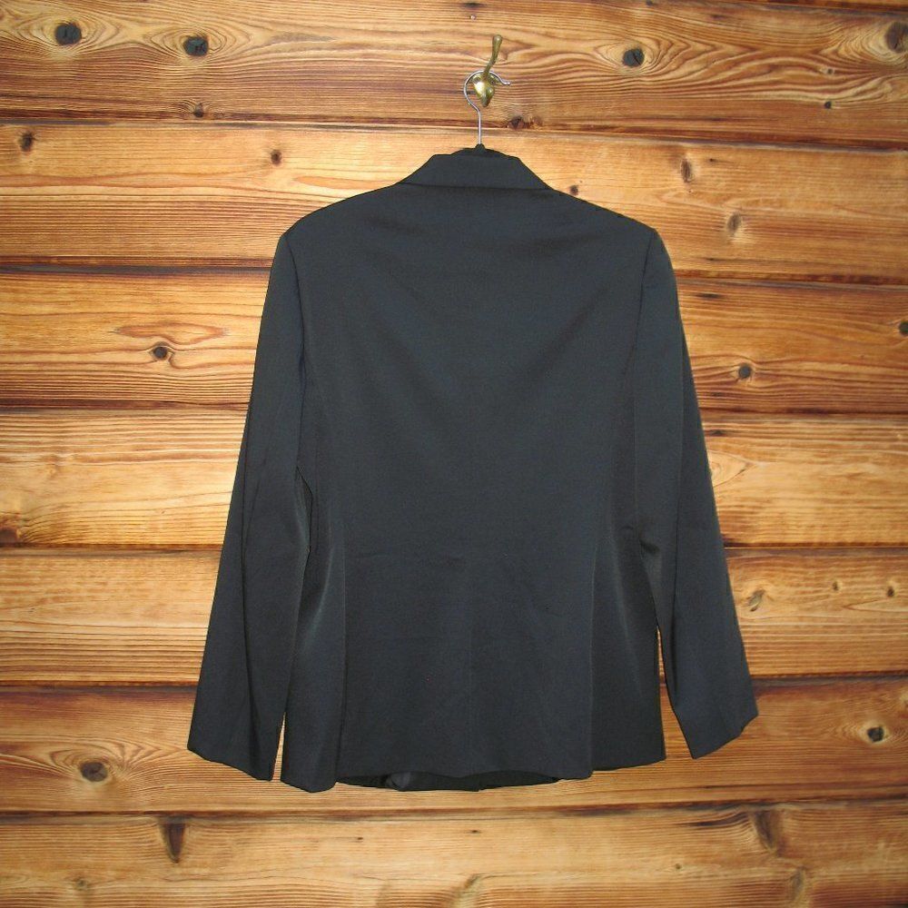 NWOT Black Classic 4 -Button Blazer Jacket Italy - Picture 4 of 7